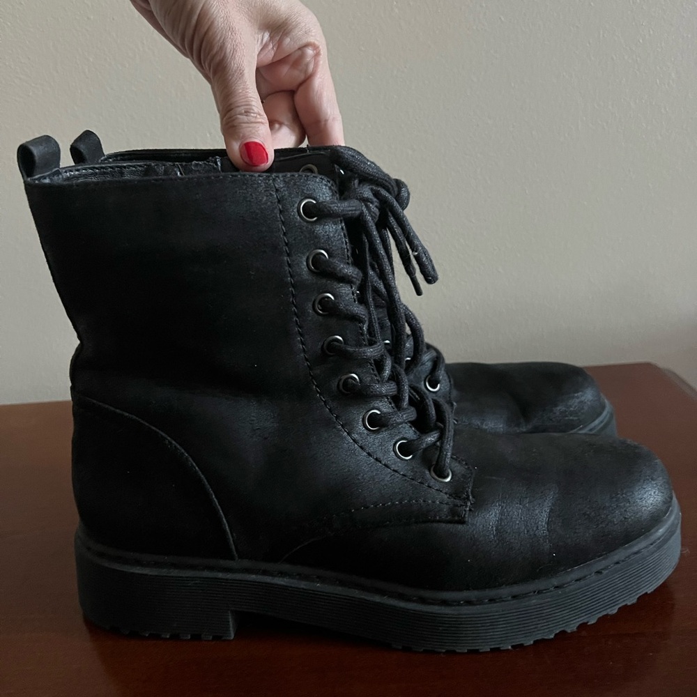 Black Combat Boots